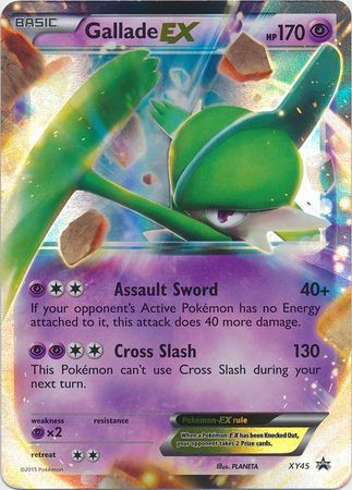 Gallade EX XY45-Kantocards