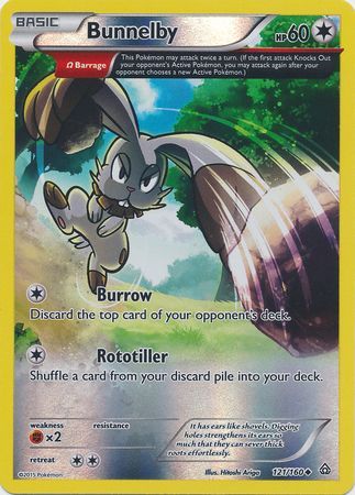 Bunnelby 121/160 - Reverse Holo-Kantocards