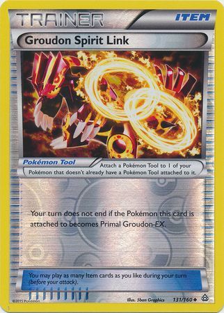 Groudon Spirit Link 131/160 - Reverse Holo-Kantocards
