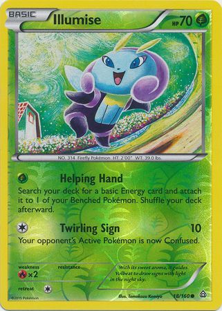Illumise 18/160 - Reverse Holo-Kantocards