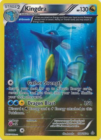 Kingdra 108/160 - Reverse Holo-Kantocards