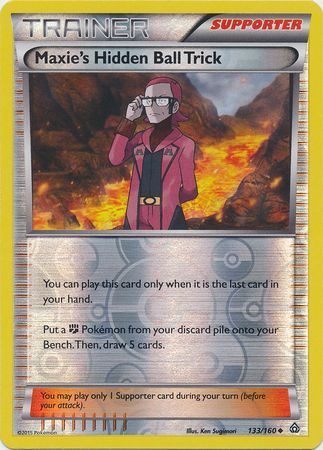 Maxie's Hidden Ball Trick 133/160 - Reverse Holo-Kantocards