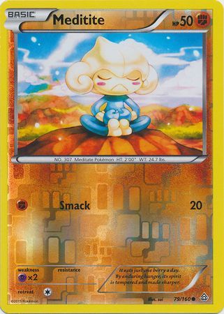 Meditite 79/160 - Reverse Holo-Kantocards