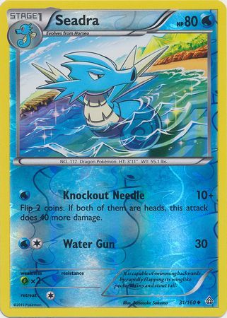 Seadra 31/160 - Reverse Holo-Kantocards