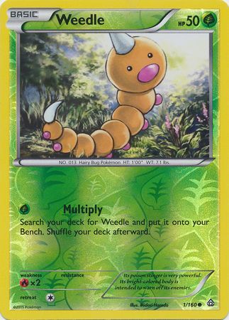 Weedle 1/160 - Reverse Holo-Kantocards