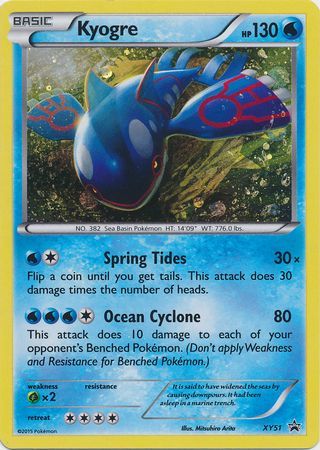 Kyogre XY51-Kantocards