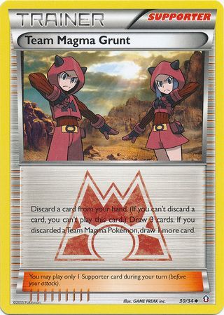 Team Magma Grunt 30/34-Kantocards