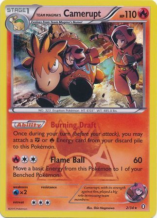Team Magma's Camerupt 2/34-Kantocards