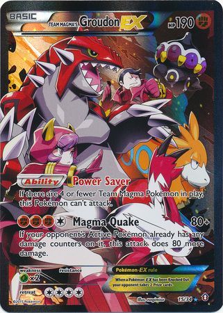 Team Magma's Groudon EX 15/34-Kantocards