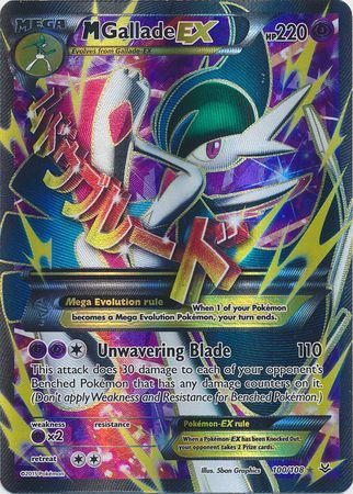 Mega Gallade EX 100/108-Kantocards