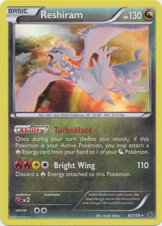 Reshiram 63/108-Kantocards