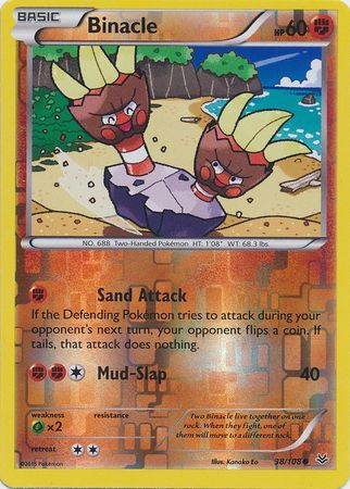 Binacle 38/108 - Reverse Holo-Kantocards