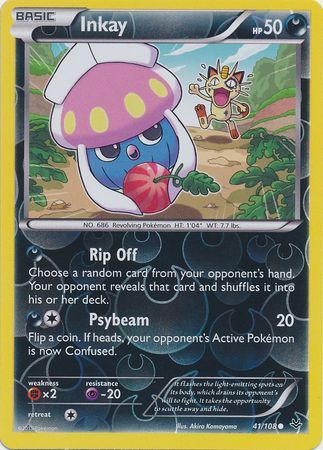 Inkay 41/108 - Reverse Holo-Kantocards