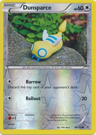 Dunsparce 68/108 - Reverse Holo-Kantocards