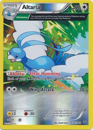 Altaria 74/108 - Reverse Holo-Kantocards