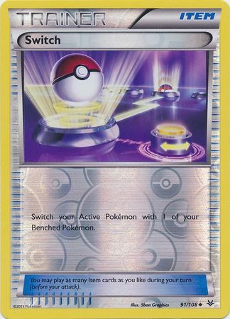 Switch 91/108 - Reverse Holo-Kantocards