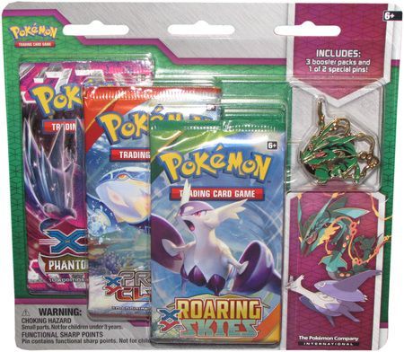 Mega Rayquaza Pin 3 Pack Blister-Kantocards