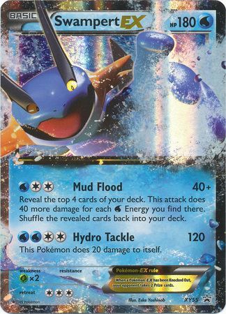 Swampert EX XY55-Kantocards