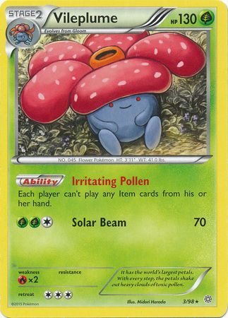Vileplume 3/98-Kantocards