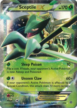 Sceptile EX 7/98-Kantocards