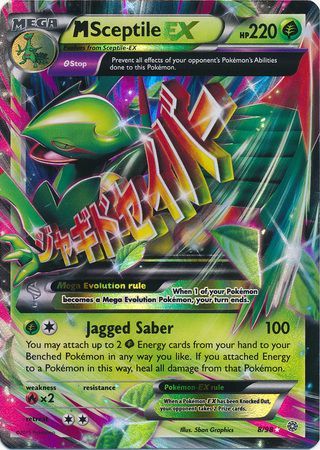 Mega Sceptile EX 8/98-Kantocards