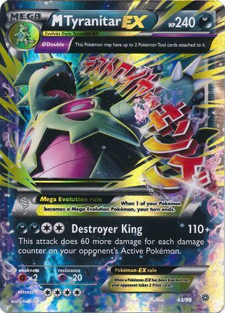 Mega Tyranitar EX 43/98-Kantocards