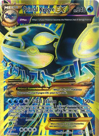 Primal Kyogre EX 96/98-Kantocards