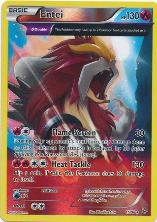 Entei 15/98 - Reverse Holo-Kantocards