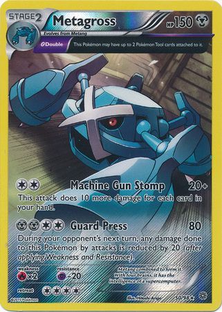 Metagross 50/98 - Reverse Holo-Kantocards
