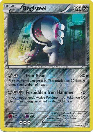 Registeel 51/98 - Reverse Holo-Kantocards