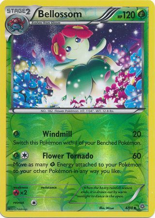 Bellossom 4/98 - Reverse Holo-Kantocards