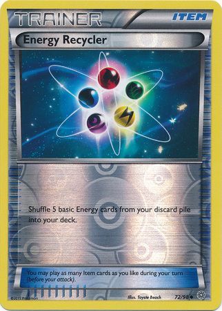 Energy Recycler 72/98 - Reverse Holo-Kantocards