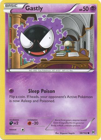 Gastly 58/162-Kantocards