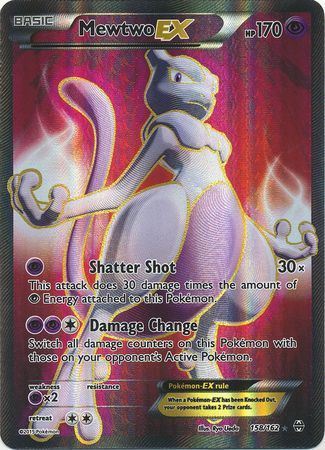 Mewtwo EX 158/162-Kantocards