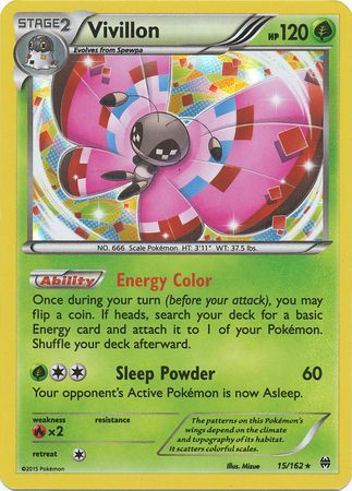 Vivillon 15/162-Kantocards