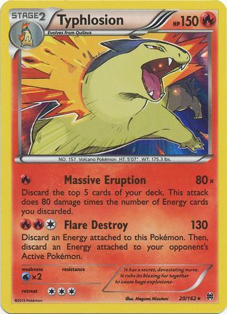 Typhlosion 20/162-Kantocards