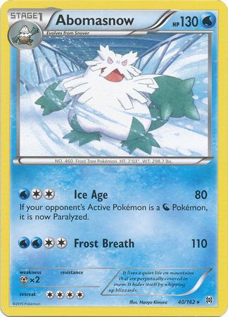 Abomasnow 40/162-Kantocards