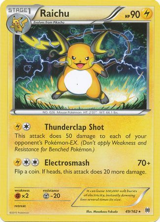 Raichu 49/162-Kantocards