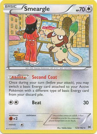 Smeargle 123/162-Kantocards