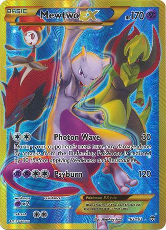 Mewtwo EX 163/162-Kantocards