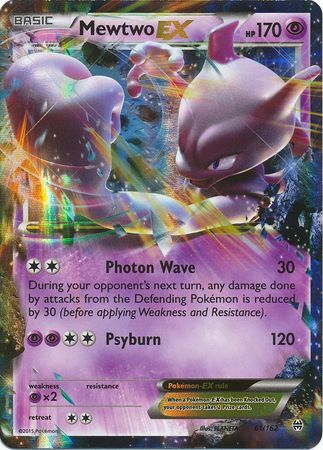 Mewtwo EX 61/162-Kantocards