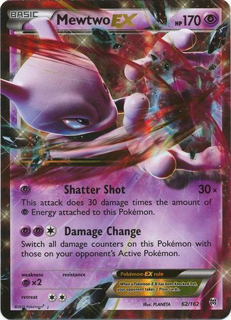 Mewtwo EX 62/162-Kantocards