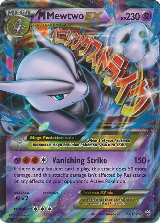 Mega Mewtwo EX 63/162-Kantocards