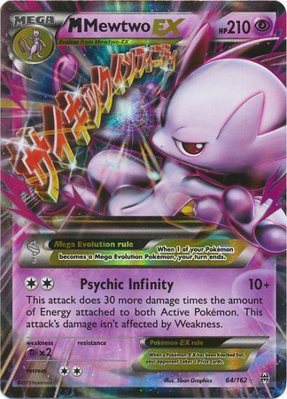Mega Mewtwo EX 64/162-Kantocards