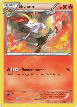Braixen 26/162-Kantocards