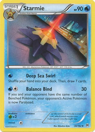 Starmie 30/162-Kantocards