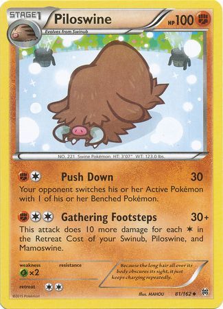 Piloswine 81/162-Kantocards