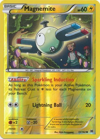 Magnemite 51/162 - Reverse Holo-Kantocards