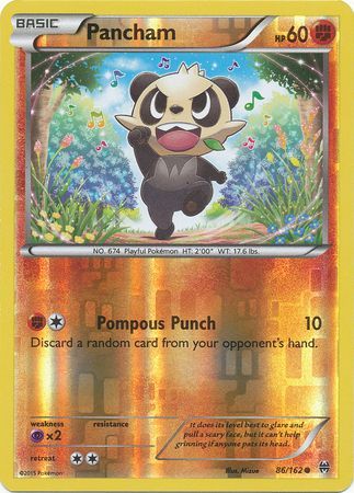 Pancham 86/162 - Reverse Holo-Kantocards