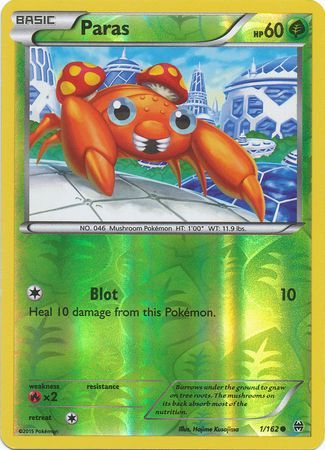 Paras 1/162 - Reverse Holo-Kantocards